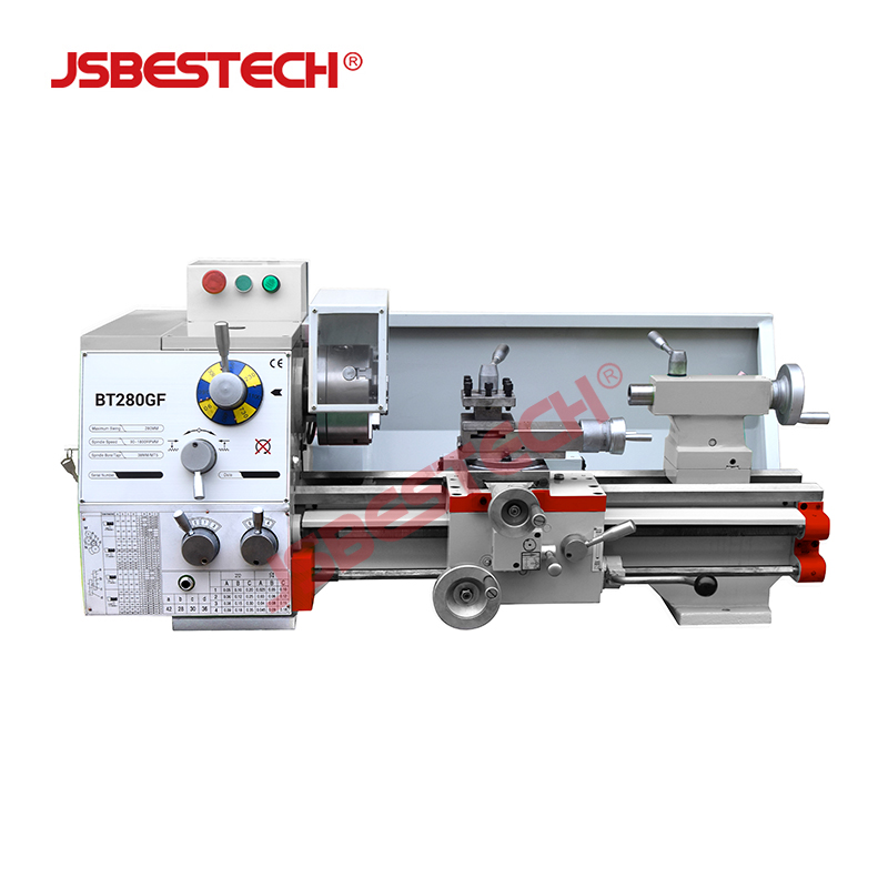 BT280GF Bench 8 Step Belt Speed Lathe Machine BT280GF Bench 8 Step Belt Speed Lathe Machine